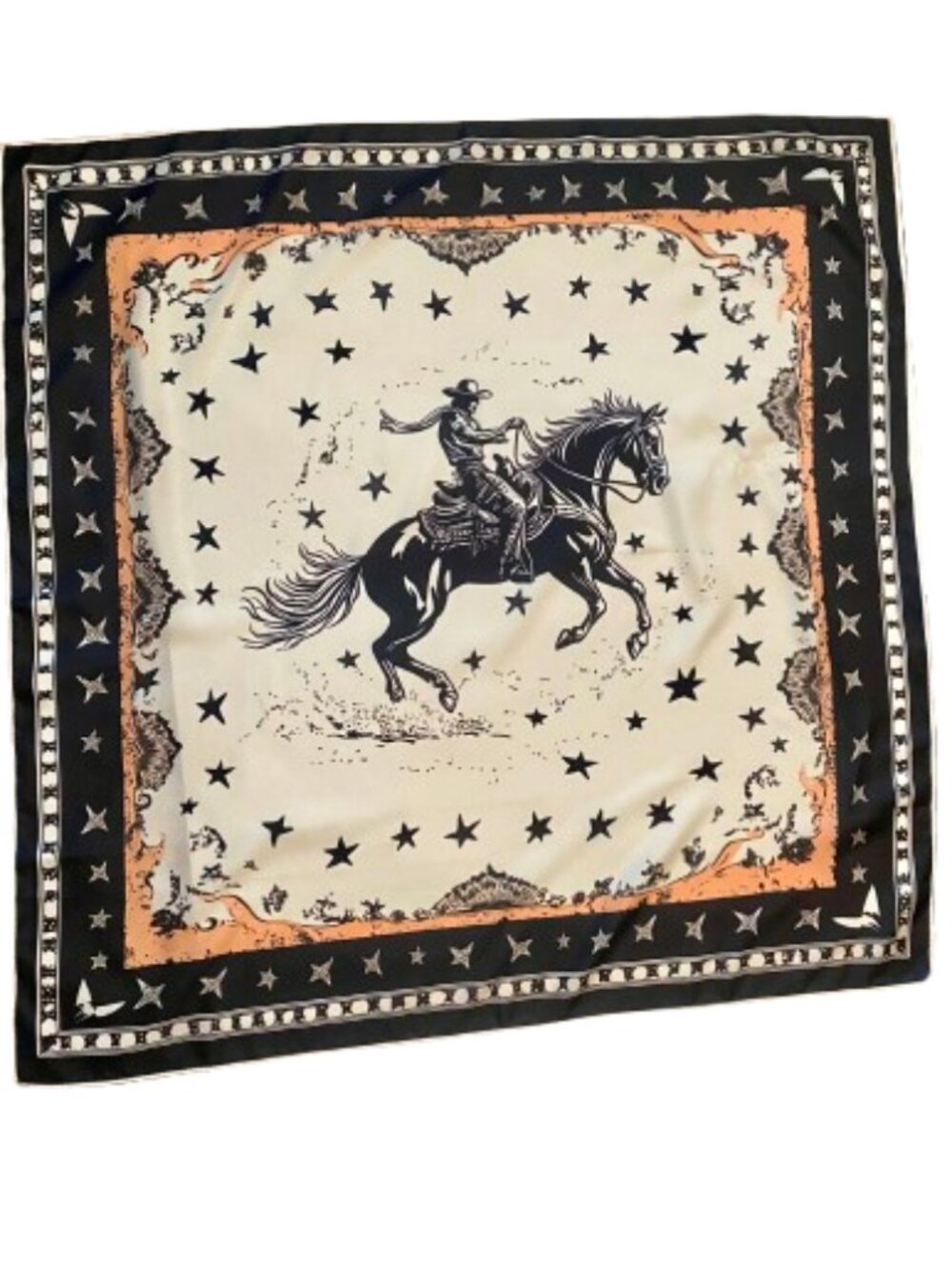 Cowboy Western Theme Scarf Square